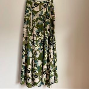 COPY - NWT FREE PEOPLE MOSS GREAN FLOVY MAXI SKIRT SIZE 6